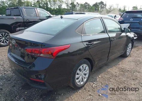 2022 Hyundai Accent Se from USA, damaged, VIN 3KPC24A67NE157914